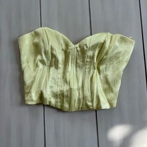 NWOT Zara strapless corset